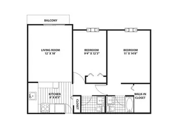 Floorplan of Peace Village, Assisted Living, Nursing Home, Independent Living, CCRC, Palos Park, IL 6