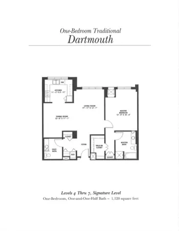 Floorplan of Plymouth Place, Assisted Living, Nursing Home, Independent Living, CCRC, La Grange Park, IL 2