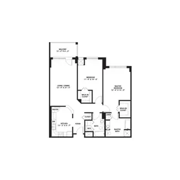 Floorplan of Plymouth Place, Assisted Living, Nursing Home, Independent Living, CCRC, La Grange Park, IL 5