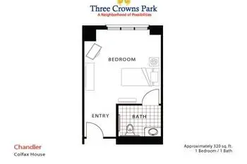 Floorplan of Three Crowns Park, Assisted Living, Nursing Home, Independent Living, CCRC, Evanston, IL 1
