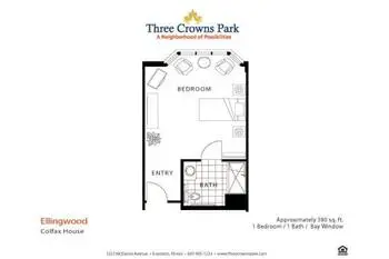 Floorplan of Three Crowns Park, Assisted Living, Nursing Home, Independent Living, CCRC, Evanston, IL 10