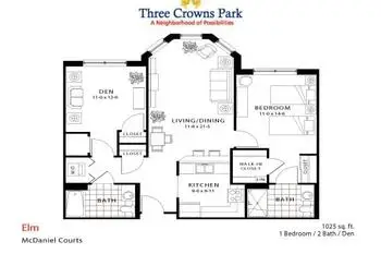 Floorplan of Three Crowns Park, Assisted Living, Nursing Home, Independent Living, CCRC, Evanston, IL 13