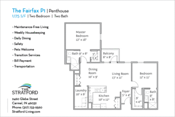Floorplan of The Stratford, Assisted Living, Nursing Home, Independent Living, CCRC, Carmel, IN 8