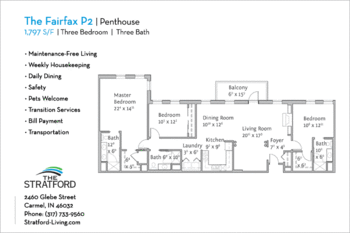 Floorplan of The Stratford, Assisted Living, Nursing Home, Independent Living, CCRC, Carmel, IN 10