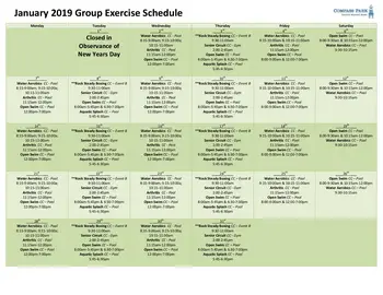 Activity Calendar of Compass Park, Assisted Living, Nursing Home, Independent Living, CCRC, Franklin, IN 4