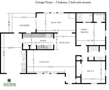 Floorplan of Greenwood Village South, Assisted Living, Nursing Home, Independent Living, CCRC, Greenwood, IN 4