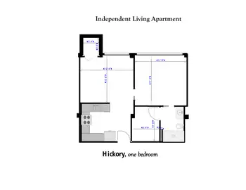 Floorplan of Greenwood Village South, Assisted Living, Nursing Home, Independent Living, CCRC, Greenwood, IN 5
