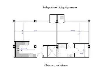 Floorplan of Greenwood Village South, Assisted Living, Nursing Home, Independent Living, CCRC, Greenwood, IN 3