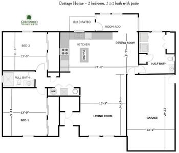 Floorplan of Greenwood Village South, Assisted Living, Nursing Home, Independent Living, CCRC, Greenwood, IN 6