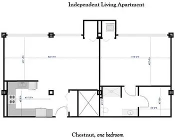 Floorplan of Greenwood Village South, Assisted Living, Nursing Home, Independent Living, CCRC, Greenwood, IN 8