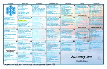 Activity Calendar of River Terrace Retirement Community, Assisted Living, Nursing Home, Independent Living, CCRC, Bluffton, IN 7