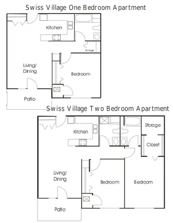 Floorplan of Swiss Village, Assisted Living, Nursing Home, Independent Living, CCRC, Berne, IN 5