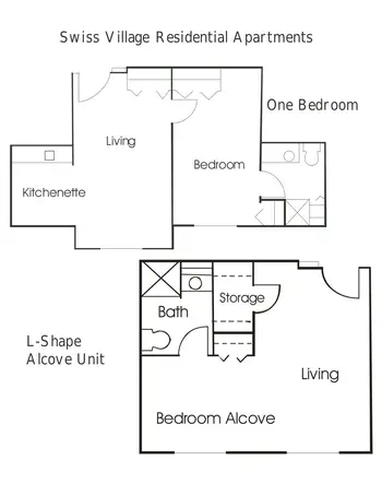 Floorplan of Swiss Village, Assisted Living, Nursing Home, Independent Living, CCRC, Berne, IN 6