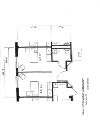 Floorplan of Friends Fellowship Community, Assisted Living, Nursing Home, Independent Living, CCRC, Richmond, IN 3