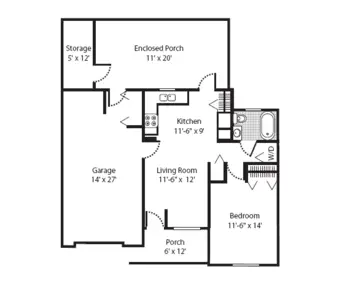 Floorplan of Grace Village, Assisted Living, Nursing Home, Independent Living, CCRC, Winona Lake, IN 9