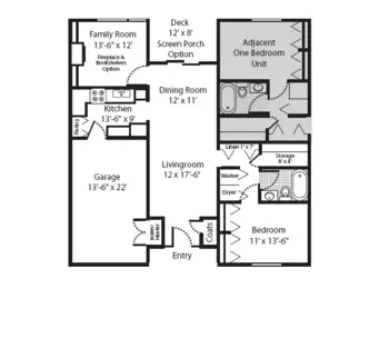 Floorplan of Grace Village, Assisted Living, Nursing Home, Independent Living, CCRC, Winona Lake, IN 16