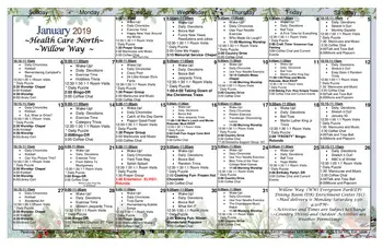 Activity Calendar of Peabody Retirement Community, Assisted Living, Nursing Home, Independent Living, CCRC, North Manchester, IN 5