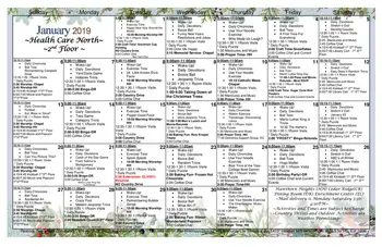 Activity Calendar of Peabody Retirement Community, Assisted Living, Nursing Home, Independent Living, CCRC, North Manchester, IN 7