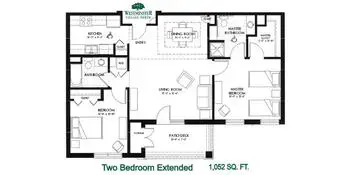 Floorplan of Westminster Village North, Assisted Living, Nursing Home, Independent Living, CCRC, Indianapolis, IN 14