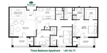 Floorplan of Westminster Village North, Assisted Living, Nursing Home, Independent Living, CCRC, Indianapolis, IN 17