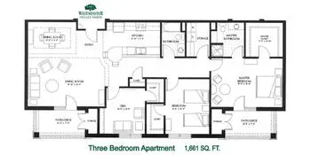 Floorplan of Westminster Village North, Assisted Living, Nursing Home, Independent Living, CCRC, Indianapolis, IN 18