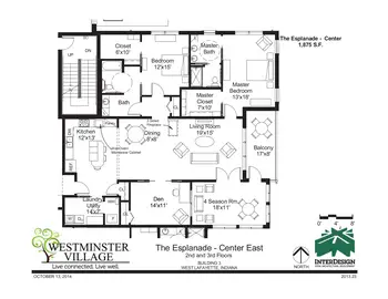 Floorplan of Westminster Village, Assisted Living, Nursing Home, Independent Living, CCRC, West Lafayette, IN 9