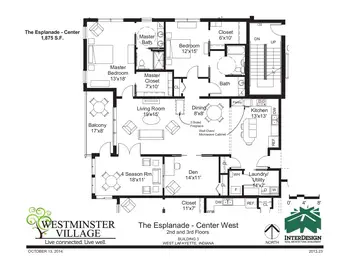 Floorplan of Westminster Village, Assisted Living, Nursing Home, Independent Living, CCRC, West Lafayette, IN 11