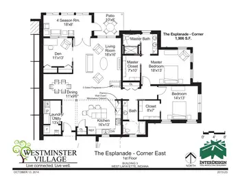 Floorplan of Westminster Village, Assisted Living, Nursing Home, Independent Living, CCRC, West Lafayette, IN 12