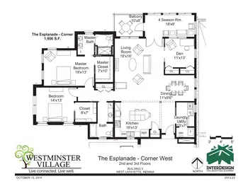 Floorplan of Westminster Village, Assisted Living, Nursing Home, Independent Living, CCRC, West Lafayette, IN 15