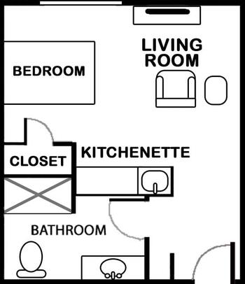 Floorplan of Bethany Home, Assisted Living, Nursing Home, Independent Living, CCRC, Lindsborg, KS 3