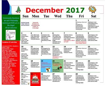 Activity Calendar of Bethesda Home, Assisted Living, Nursing Home, Independent Living, CCRC, Goessel, KS 3
