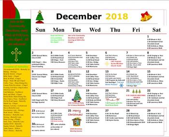 Activity Calendar of Bethesda Home, Assisted Living, Nursing Home, Independent Living, CCRC, Goessel, KS 4