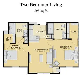 Floorplan of Westchester Village of Lenexa, Assisted Living, Nursing Home, Independent Living, CCRC, Lenexa, KS 3