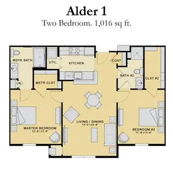 Floorplan of Westchester Village of Lenexa, Assisted Living, Nursing Home, Independent Living, CCRC, Lenexa, KS 16