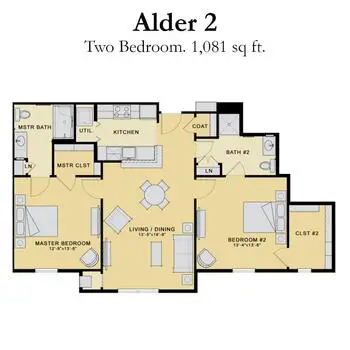 Floorplan of Westchester Village of Lenexa, Assisted Living, Nursing Home, Independent Living, CCRC, Lenexa, KS 17