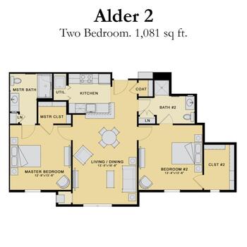 Floorplan of Westchester Village of Lenexa, Assisted Living, Nursing Home, Independent Living, CCRC, Lenexa, KS 18