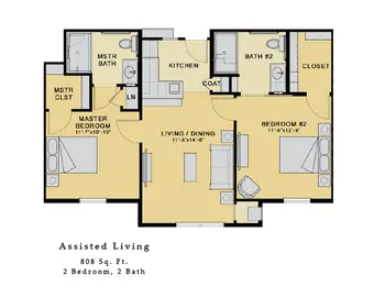 Floorplan of Westchester Village of Lenexa, Assisted Living, Nursing Home, Independent Living, CCRC, Lenexa, KS 6