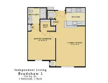 Floorplan of Westchester Village of Lenexa, Assisted Living, Nursing Home, Independent Living, CCRC, Lenexa, KS 7