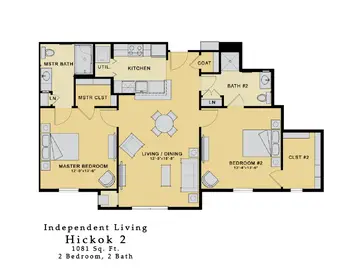 Floorplan of Westchester Village of Lenexa, Assisted Living, Nursing Home, Independent Living, CCRC, Lenexa, KS 14