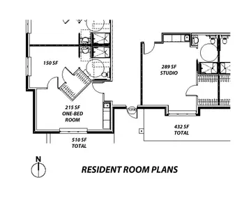 Floorplan of Locust Grove Village, Assisted Living, Nursing Home, Independent Living, CCRC, La Crosse, KS 1