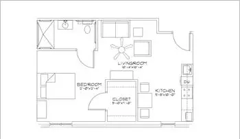Floorplan of Morton County Senior Living Community, Assisted Living, Nursing Home, Independent Living, CCRC, Elkhart, KS 6