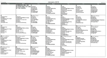 Activity Calendar of Wheatlands Health Care Center, Assisted Living, Nursing Home, Independent Living, CCRC, Kingman, KS 2