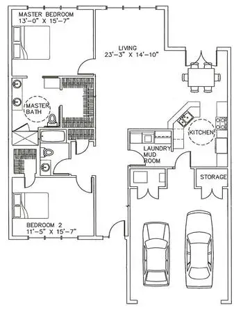 Floorplan of Asbury Park, Assisted Living, Nursing Home, Independent Living, CCRC, Newton, KS 1
