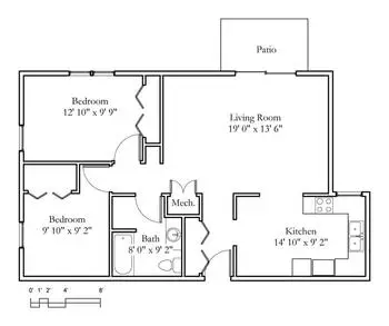 Floorplan of Meadowlark Hills, Assisted Living, Nursing Home, Independent Living, CCRC, Manhattan, KS 12