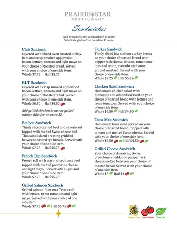 Dining menu of Meadowlark Hills, Assisted Living, Nursing Home, Independent Living, CCRC, Manhattan, KS 4