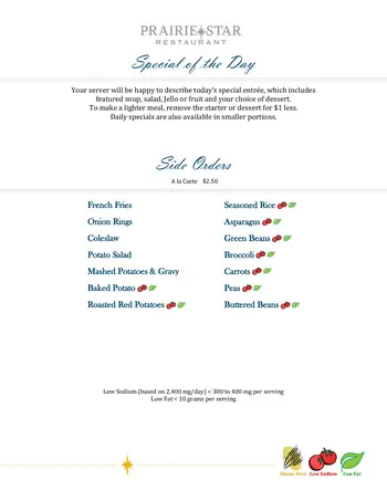 Dining menu of Meadowlark Hills, Assisted Living, Nursing Home, Independent Living, CCRC, Manhattan, KS 8