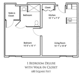 Floorplan of KMH, Assisted Living, Nursing Home, Independent Living, CCRC, Wichita, KS 8