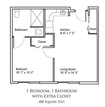 Floorplan of KMH, Assisted Living, Nursing Home, Independent Living, CCRC, Wichita, KS 6