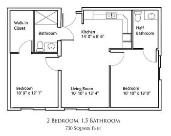 Floorplan of KMH, Assisted Living, Nursing Home, Independent Living, CCRC, Wichita, KS 11