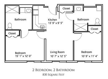 Floorplan of KMH, Assisted Living, Nursing Home, Independent Living, CCRC, Wichita, KS 10
